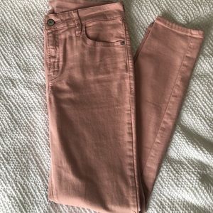 Rockstar super skinny pink jeans size 10